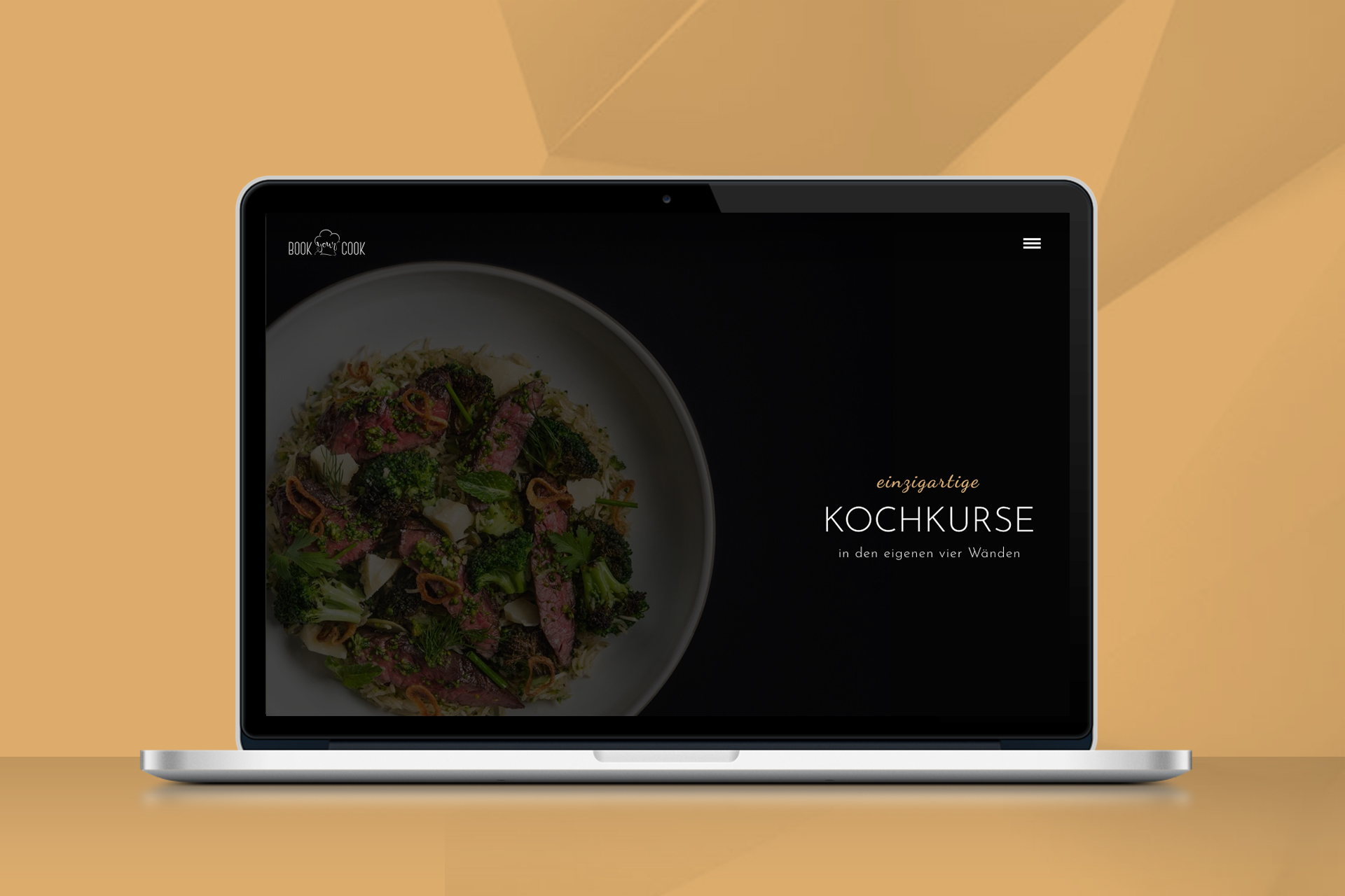 Webdesign für ein aufstrebendes Start-Up für Kochkurse in Dortmund